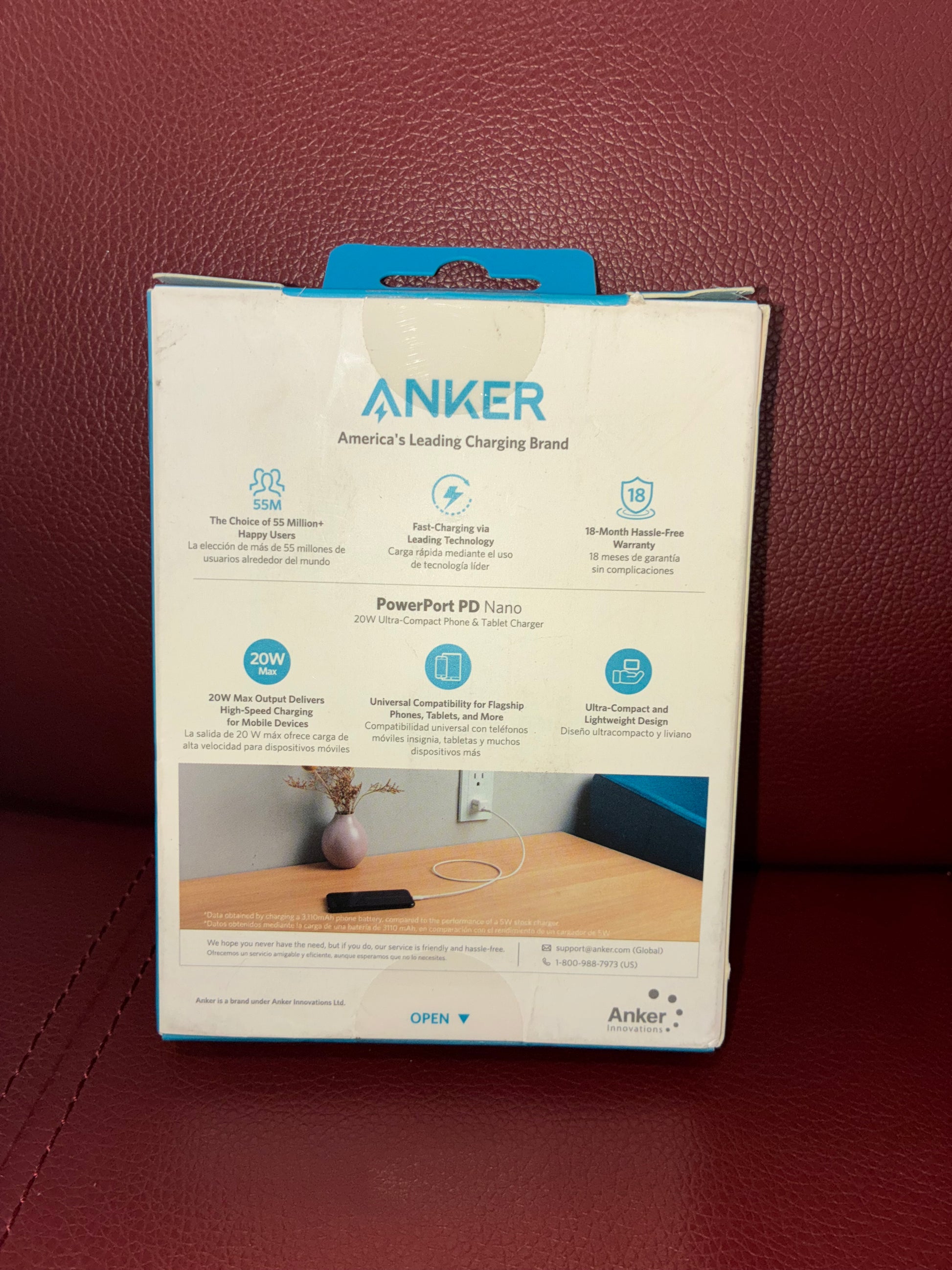 Anker PowerPort III Nano 20W Type-C Adapter - White